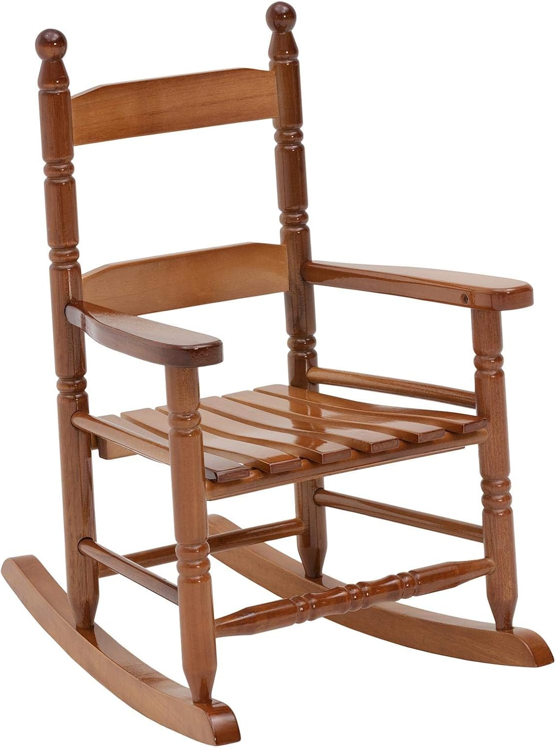 Classic Oak Lacquer Child Porch Rocker Furniture
