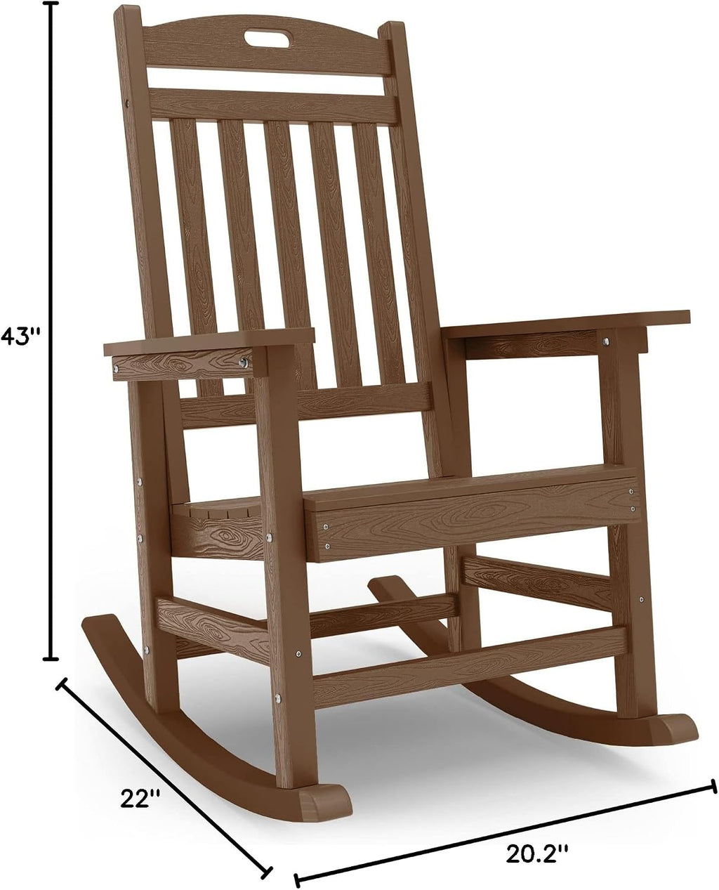 Oversize HIPS Poly Rocker 400lbs All Weather