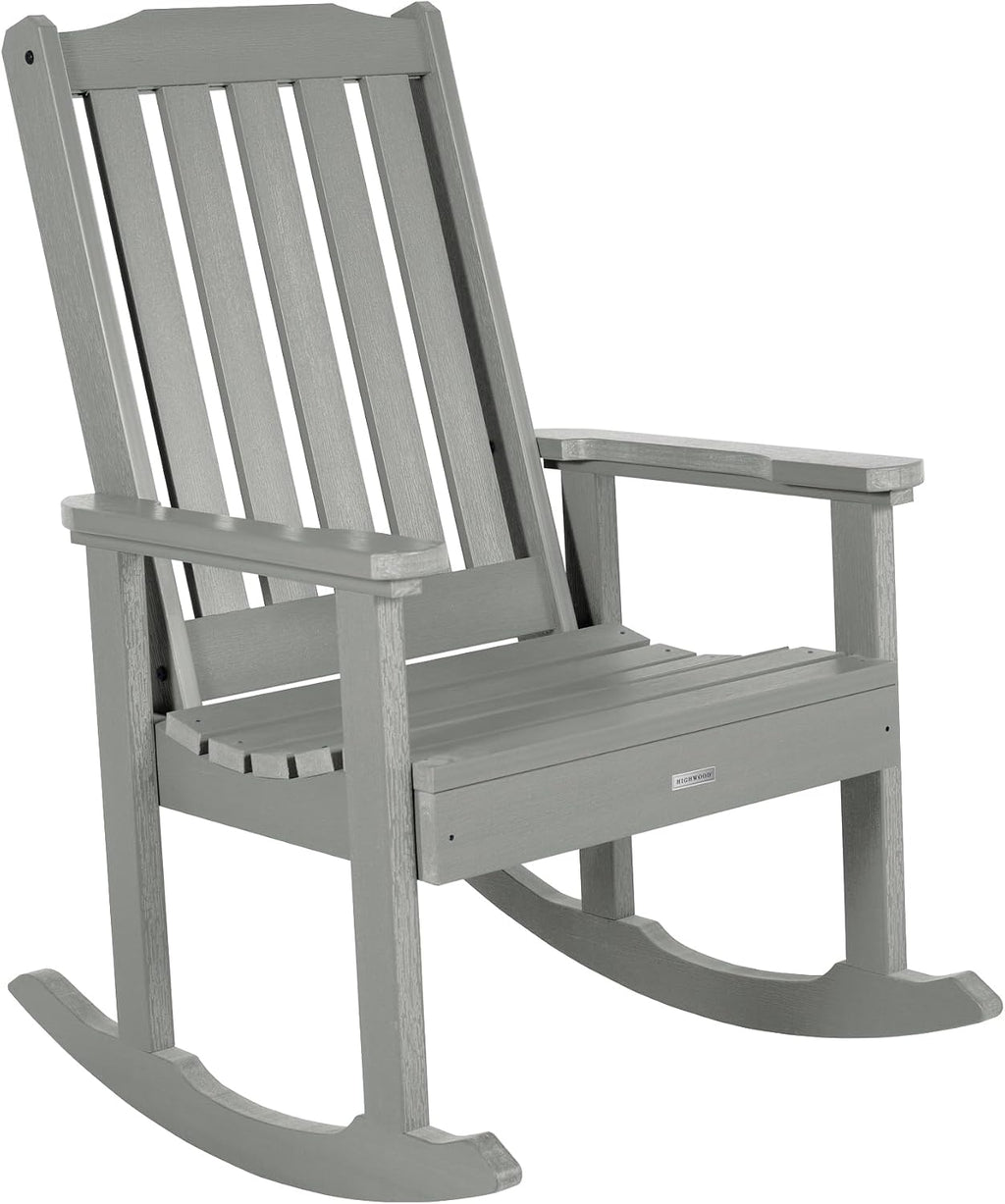 Lehigh Style Coastal Teak Outdoor Wood Rocker