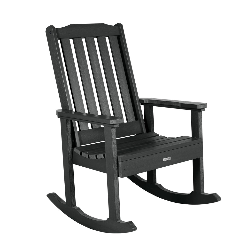Lehigh Style Coastal Teak Outdoor Wood Rocker