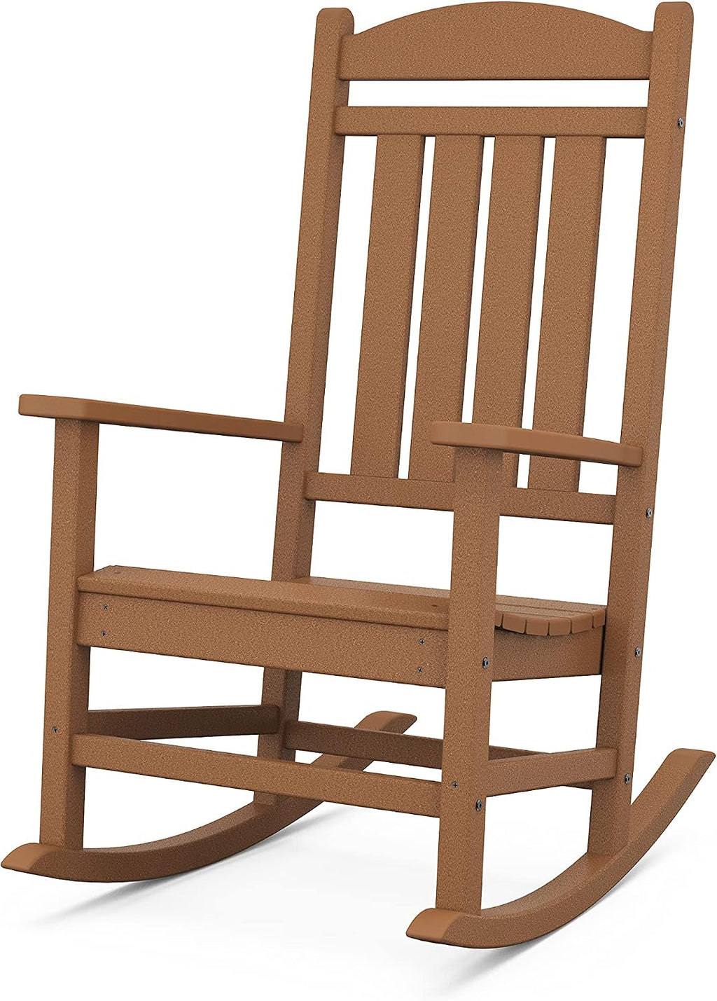 Indoor Outdoor Teak Rocker with Rattan Seat