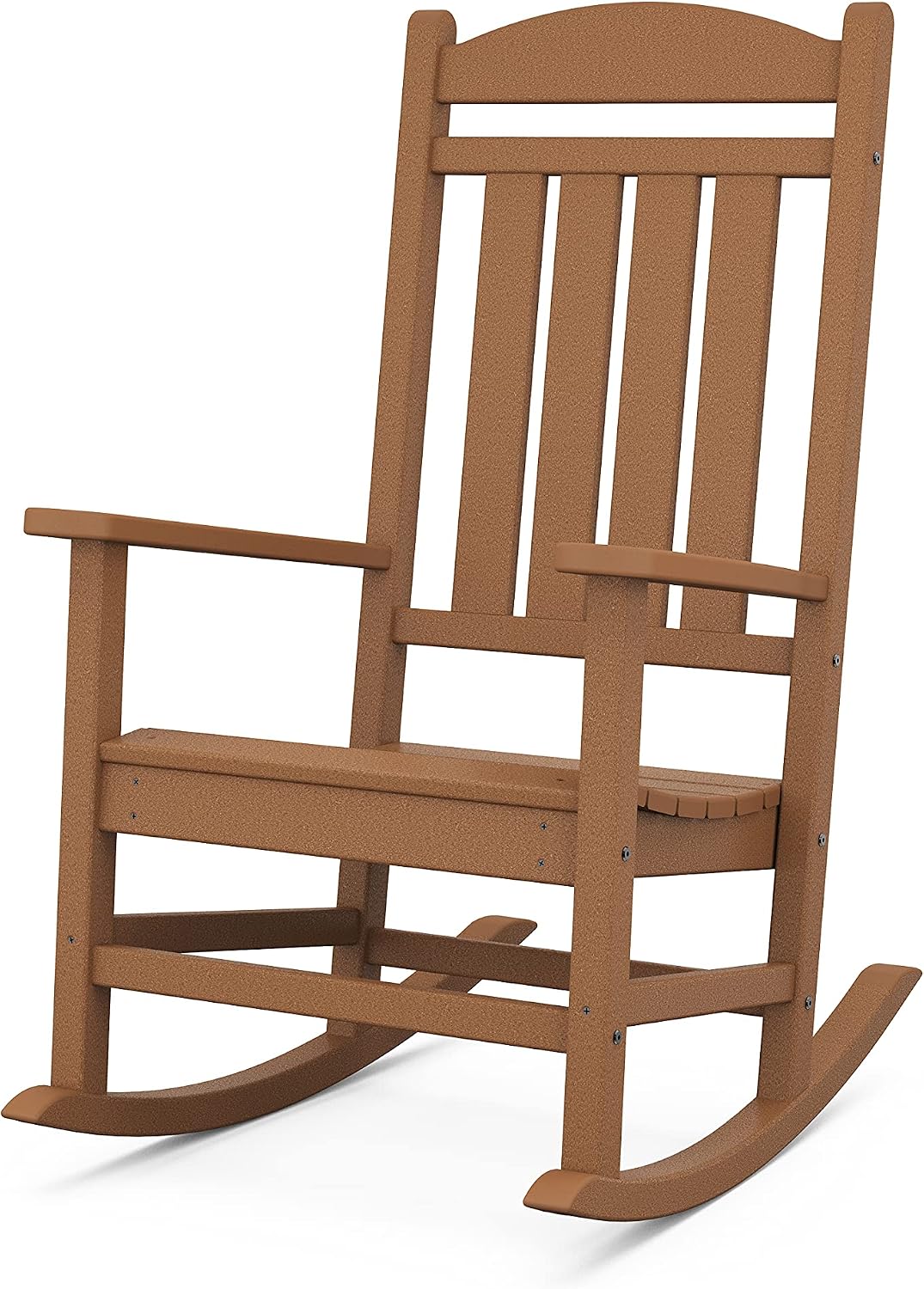 Indoor Outdoor Teak Rocker with Rattan Seat